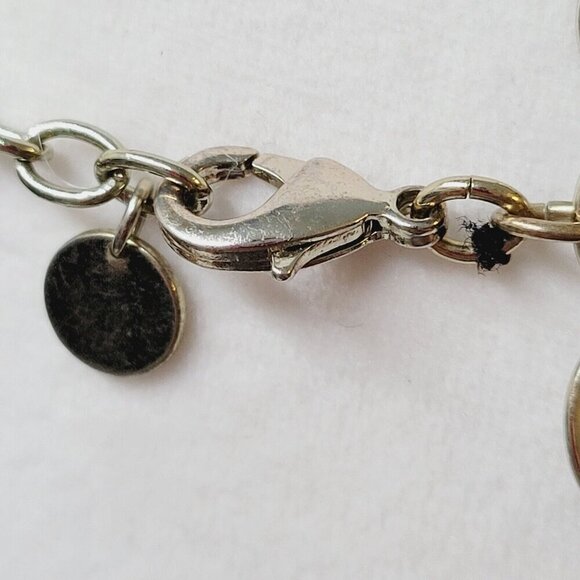 Talbots Triple Row Gold Tone Discs Necklace Classic Timeless Versatile Career - Picture 7 of 8